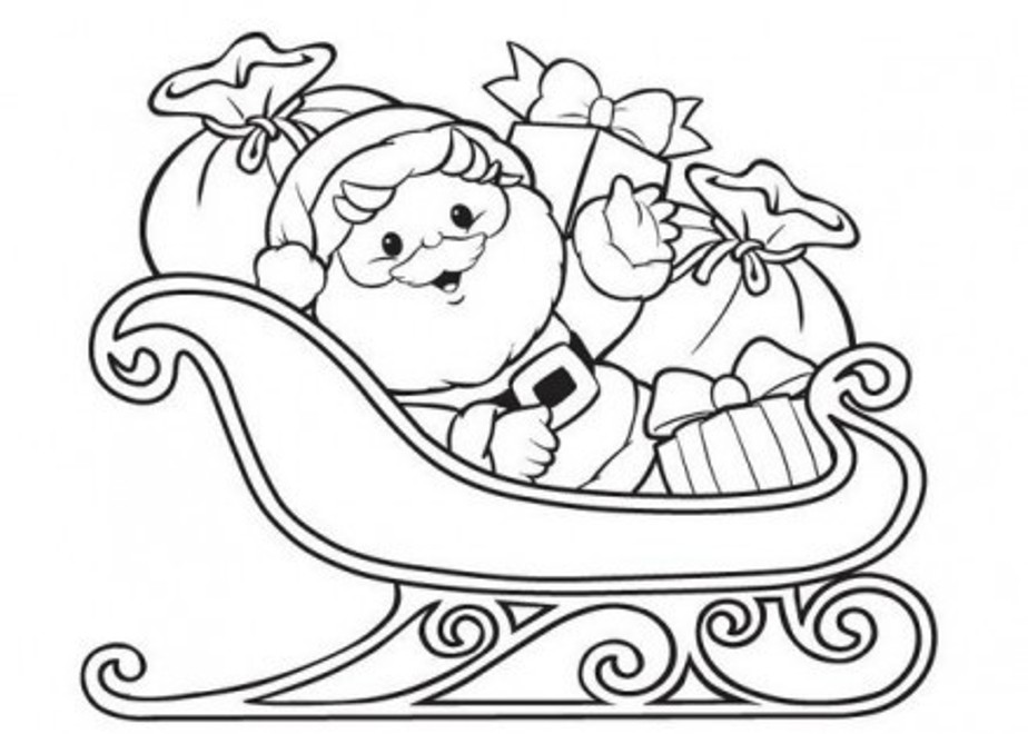 924x660 Santa Claus Images To Color