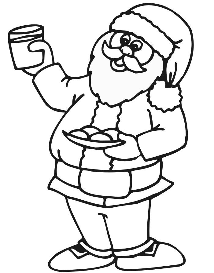 700x894 Santa Claus Printable Coloring Pages 60 Best Santa Templates