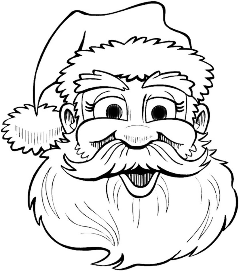 844x946 Santa Claus Face Patterns 2752 Within Coloring Pages Acpra