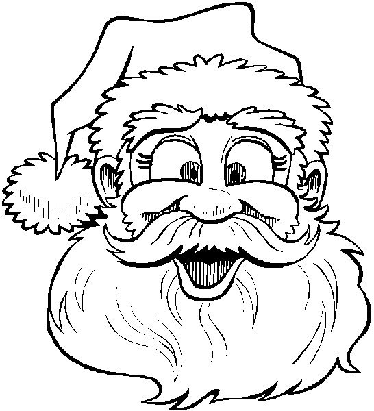 546x600 Kids N Fun Com Coloring Pages Of Christmas Santa Claus On Santa