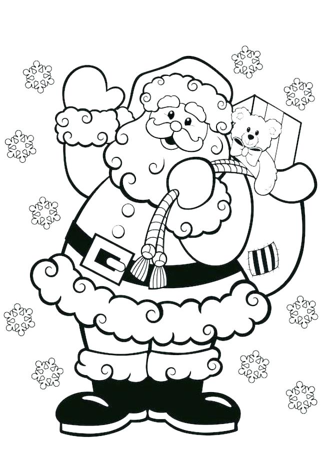 646x917 Santa Claus Coloring Sheet Stunning Coloring Pictures For Coloring