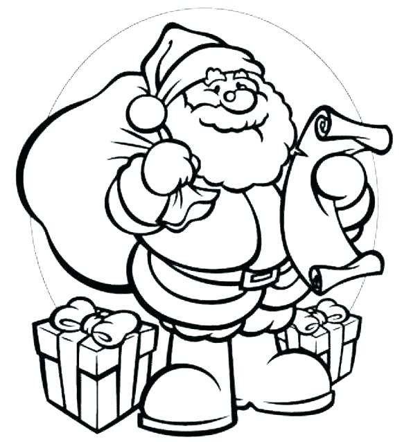 580x638 Coloring Pages Of Santa Claus Sleigh Colouring Pages Coloring