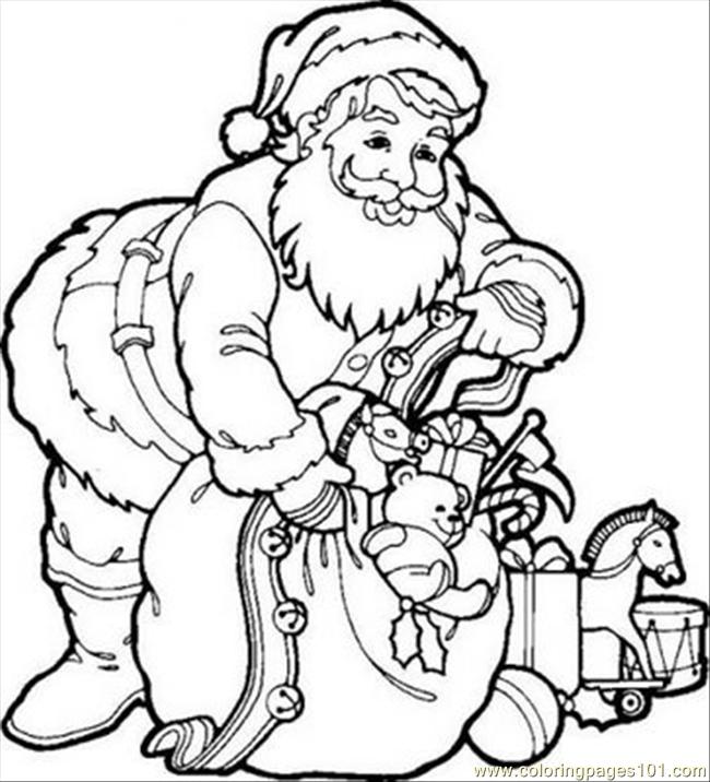650x716 8 As Santa Claus Coloring Pages Coloring Page