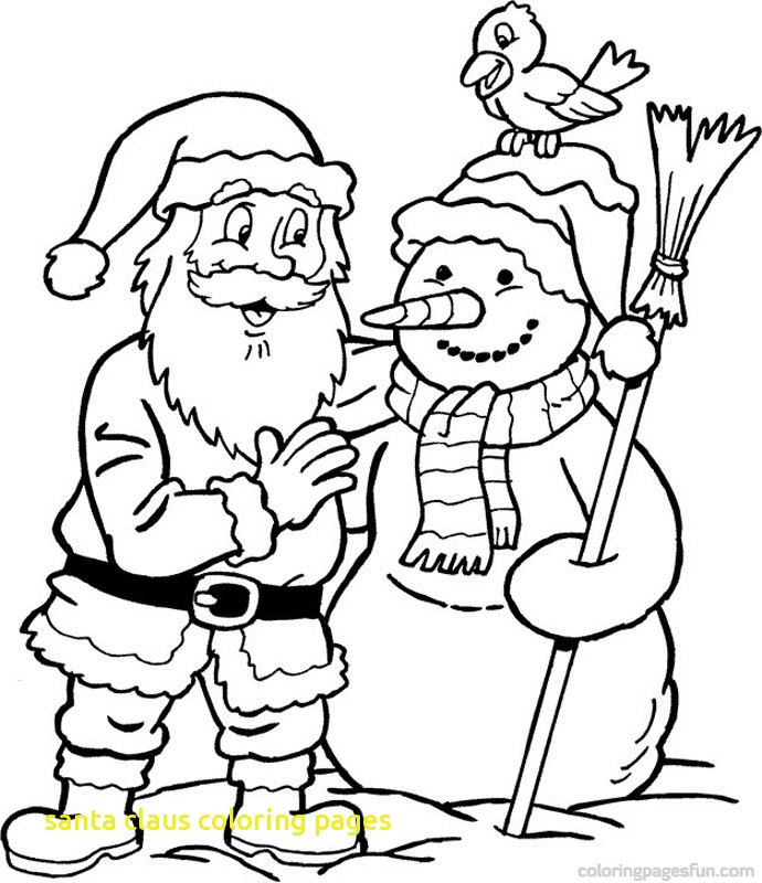 690x800 Santa Claus Coloring Pages With 15 Christmas Santa Claus Coloring