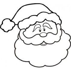 236x236 Free Printable Santa Face Santa Face Coloring Page Wood