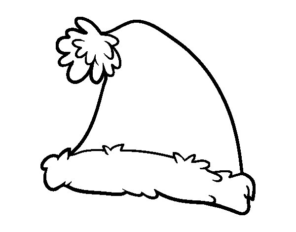 600x470 21 Santa Hat Coloring Page Images Free Coloring Pages