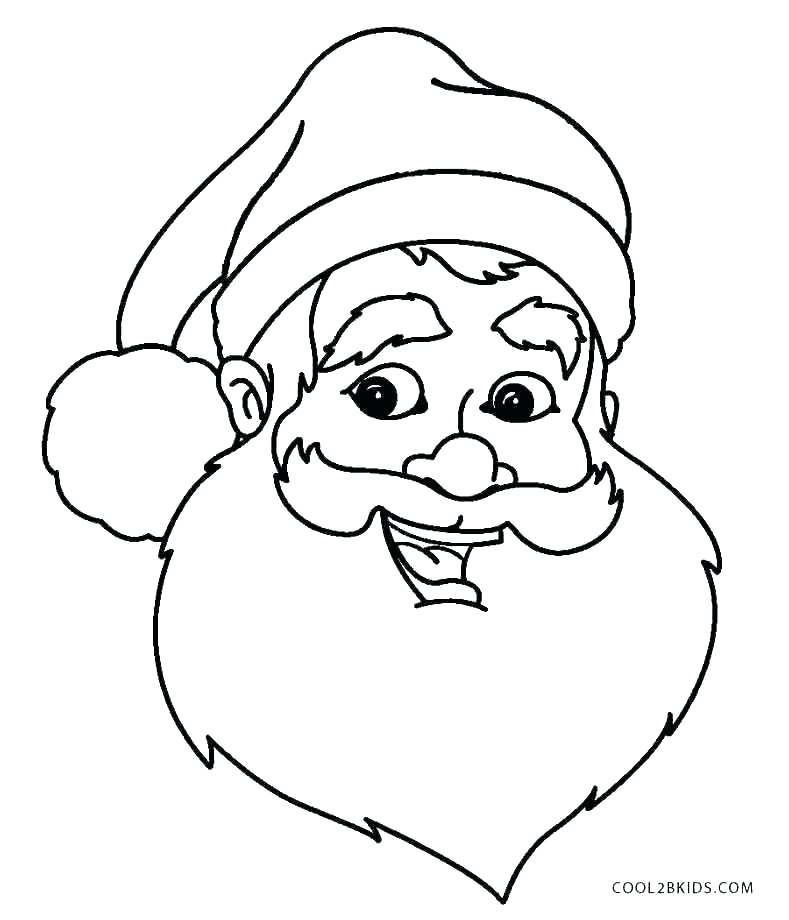 789x920 Santa Hat Coloring Page Coloring Pages Coloring Page Free Coloring