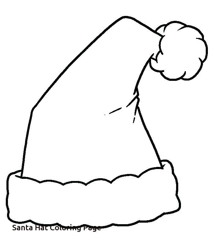700x800 Santa Hat Coloring Page For Kids Coloring Page Penguin On Ice