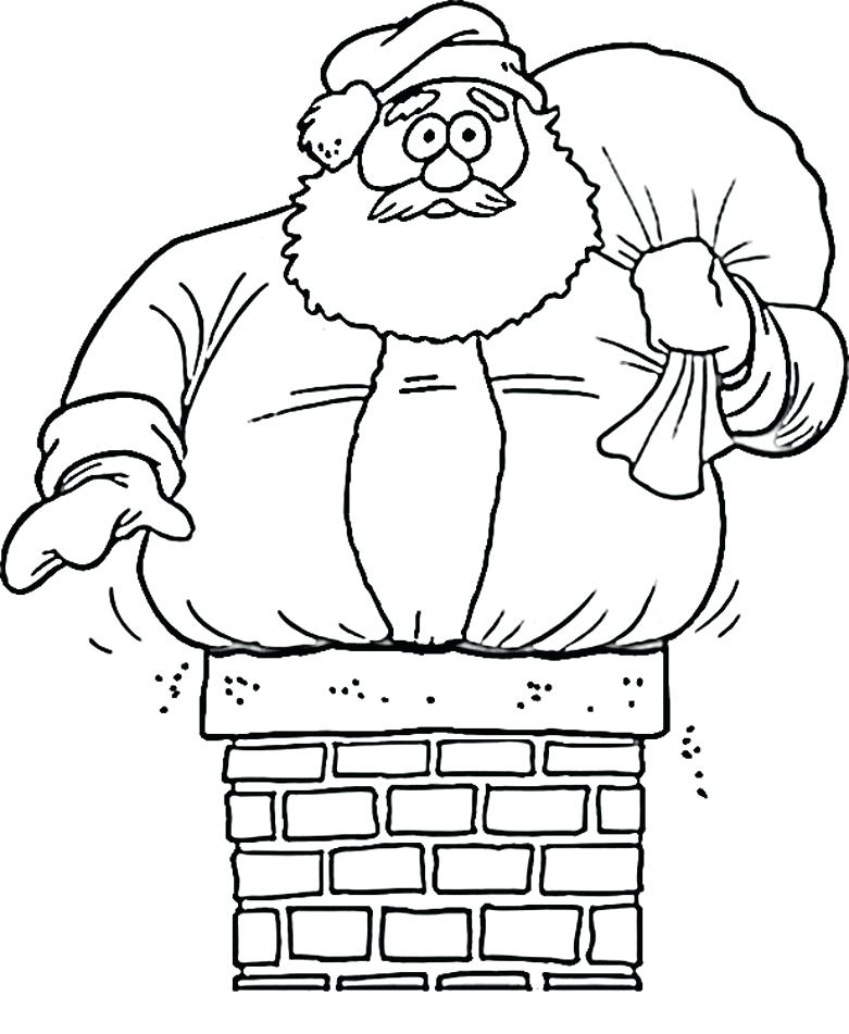 781x951 Santa Printable Coloring Pages