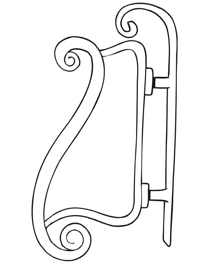 695x900 Santa Sleigh Coloring Page In A Sleigh Coloring Page Sleigh