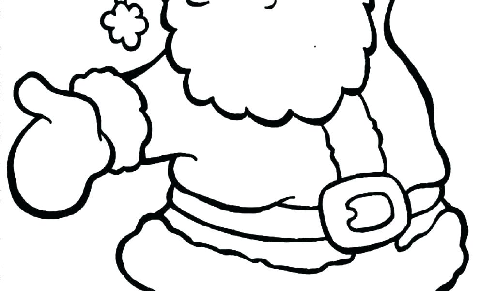 1024x600 Santa Color Pages