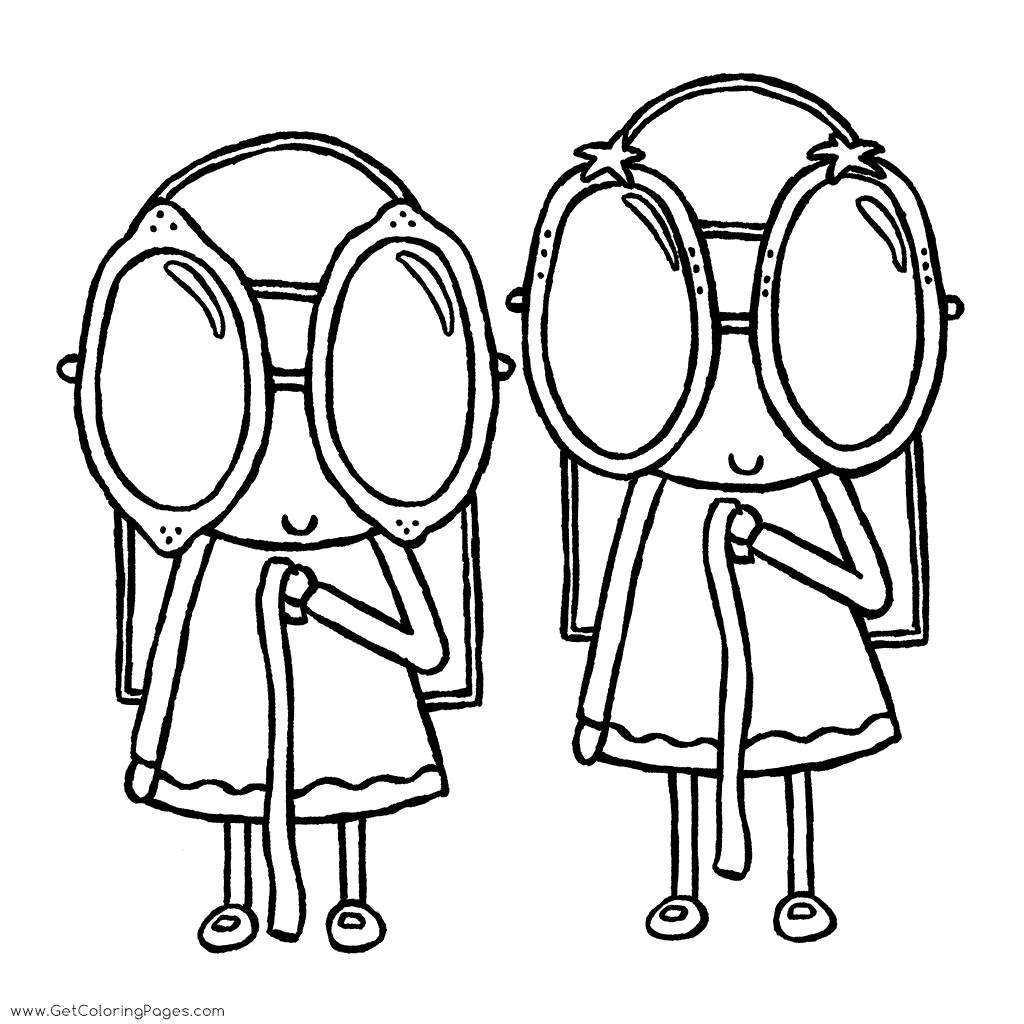 1024x1024 Sarah Amp Duck Coloring Pages