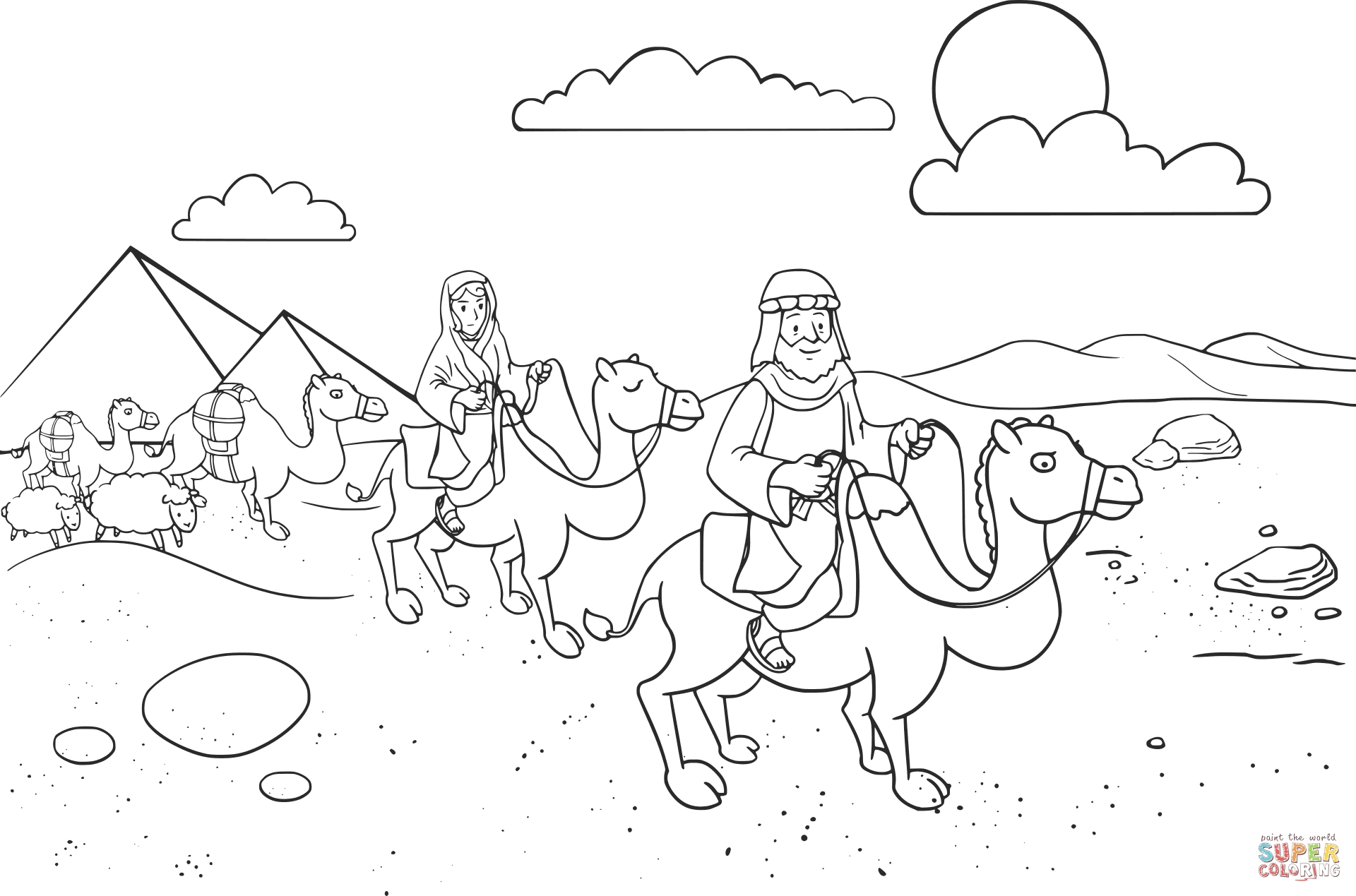 1920x1269 Abraham And Sarah Coloring Pages 2