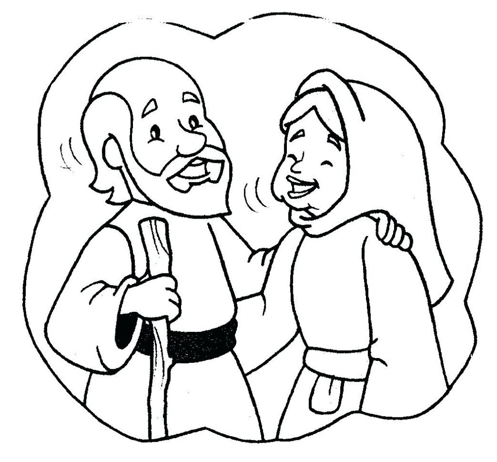 1024x951 Coloring Page ~ Abraham Sarah Coloring Pages Bible Abraham
