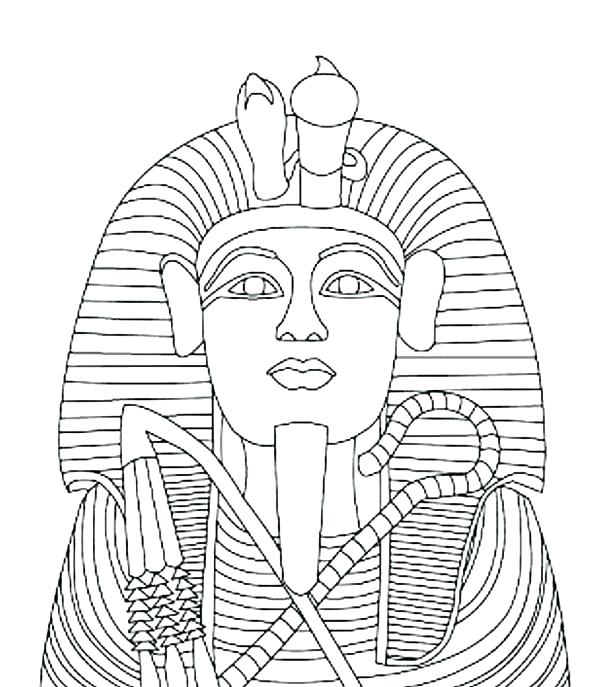 600x687 Sarcophagus Coloring Page Sarcophagus Coloring Page King Gold