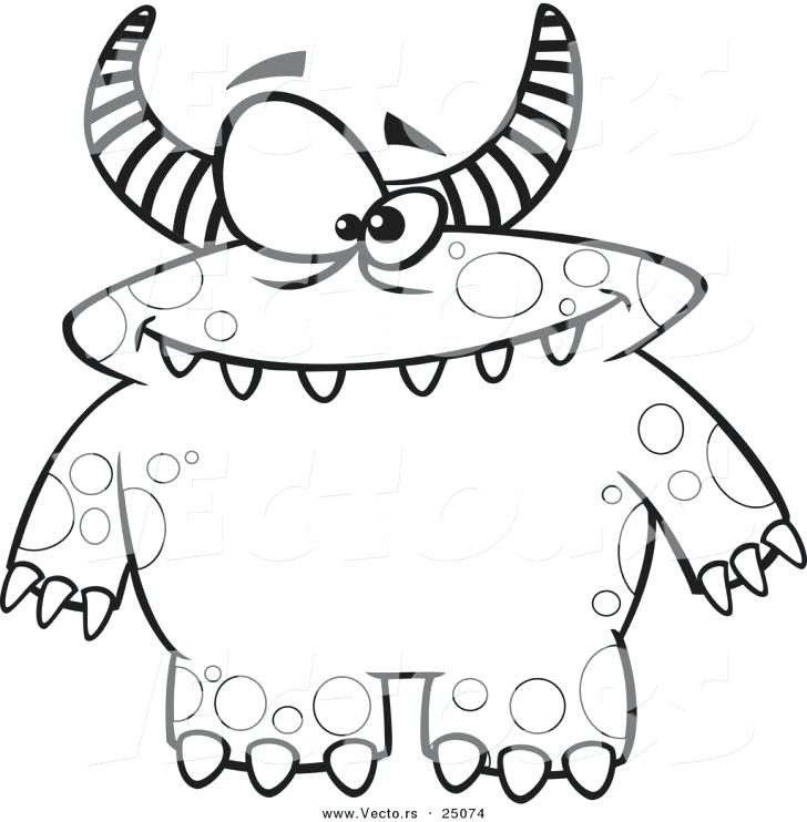 728x742 Bigfoot Coloring Pages Monster Printable Templates Kids Crafts
