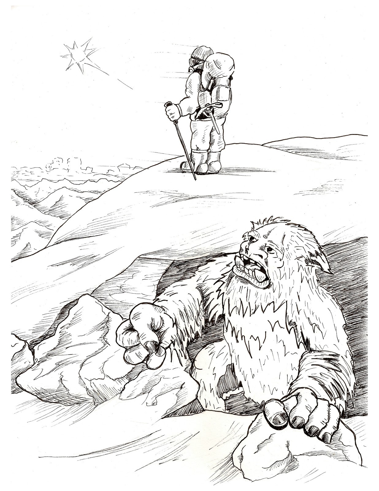 1236x1600 Exelent Bigfoot Coloring Pages Component
