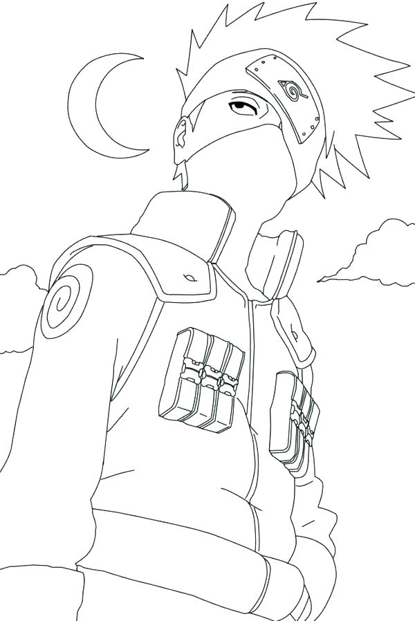 600x898 Sasuke Coloring Pages Coloring Pages Coloring Pages Moonlight By