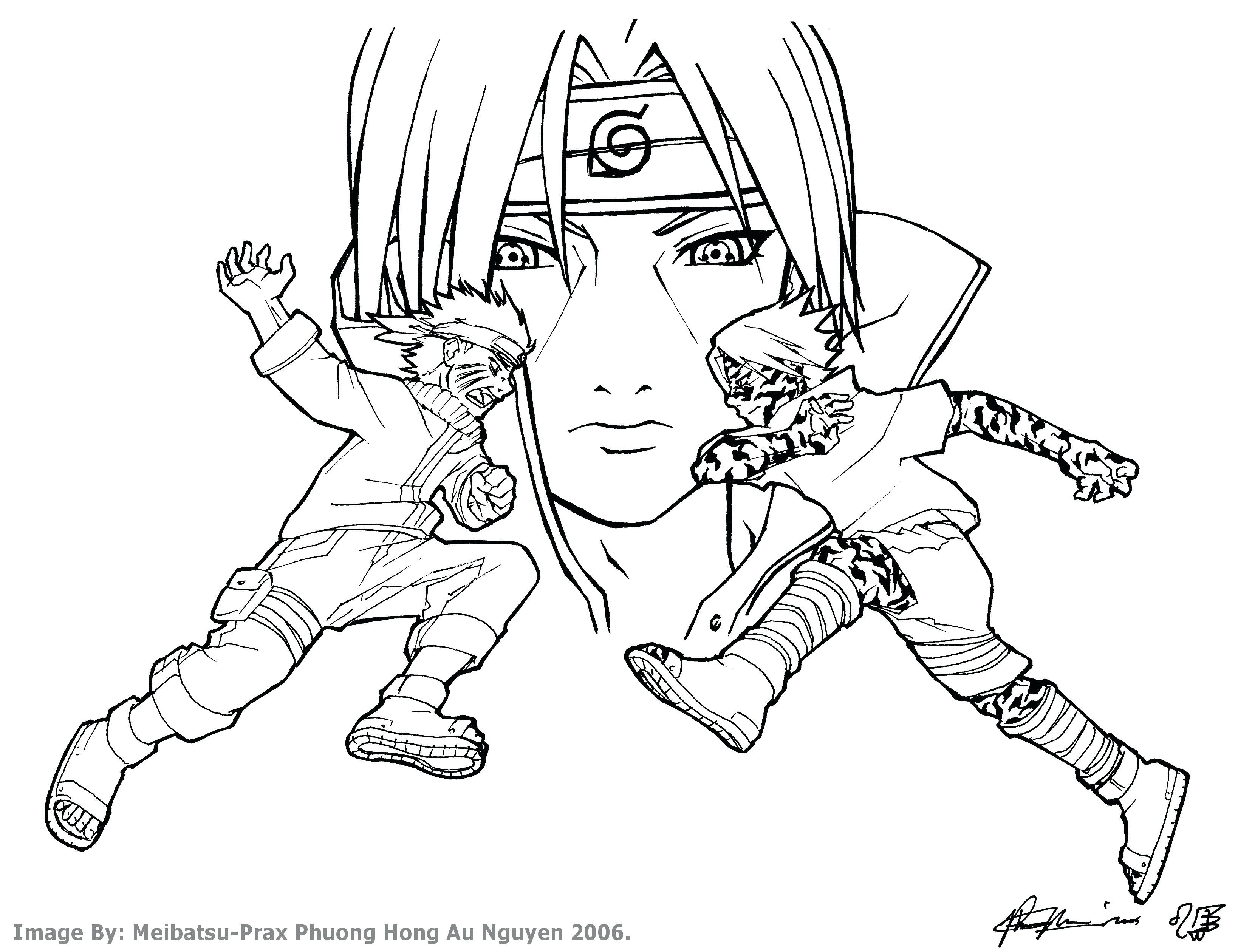 3276x2520 Printable Drawing Unique Coloring Pages For Kids Printable Sasuke