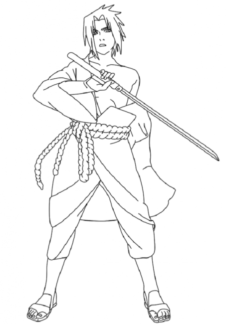453x650 Uchiha Sasuke Coloring Pages U5 Nice Coloring Pages For Kids