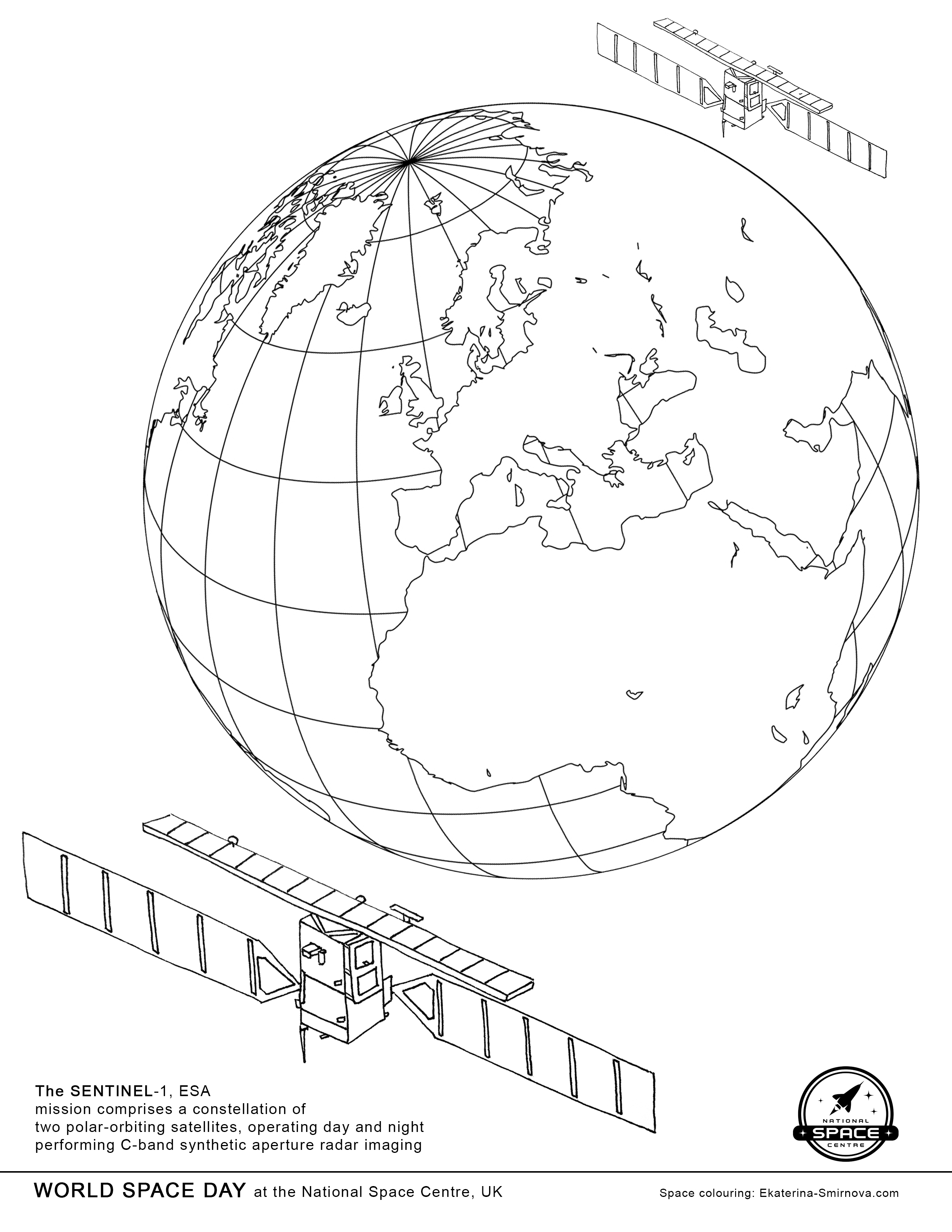 2550x3300 Coloring Book For Space Missions