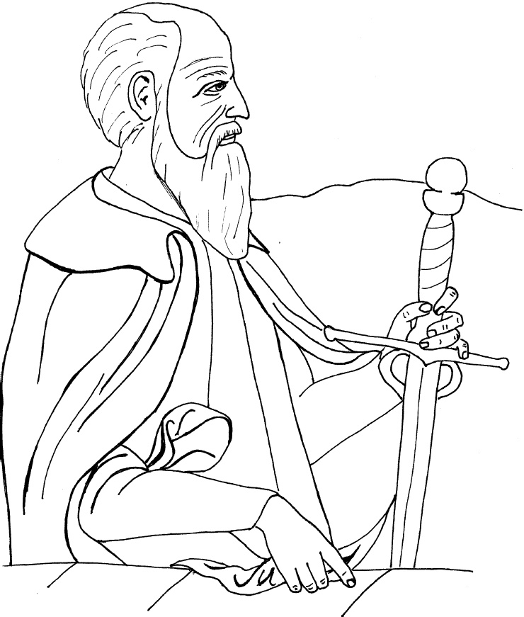 740x871 Paul Coloring Pages