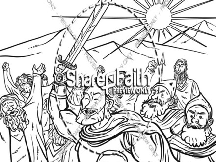 440x330 Perfect Paul On The Road To Damascus Coloring Page Pattern