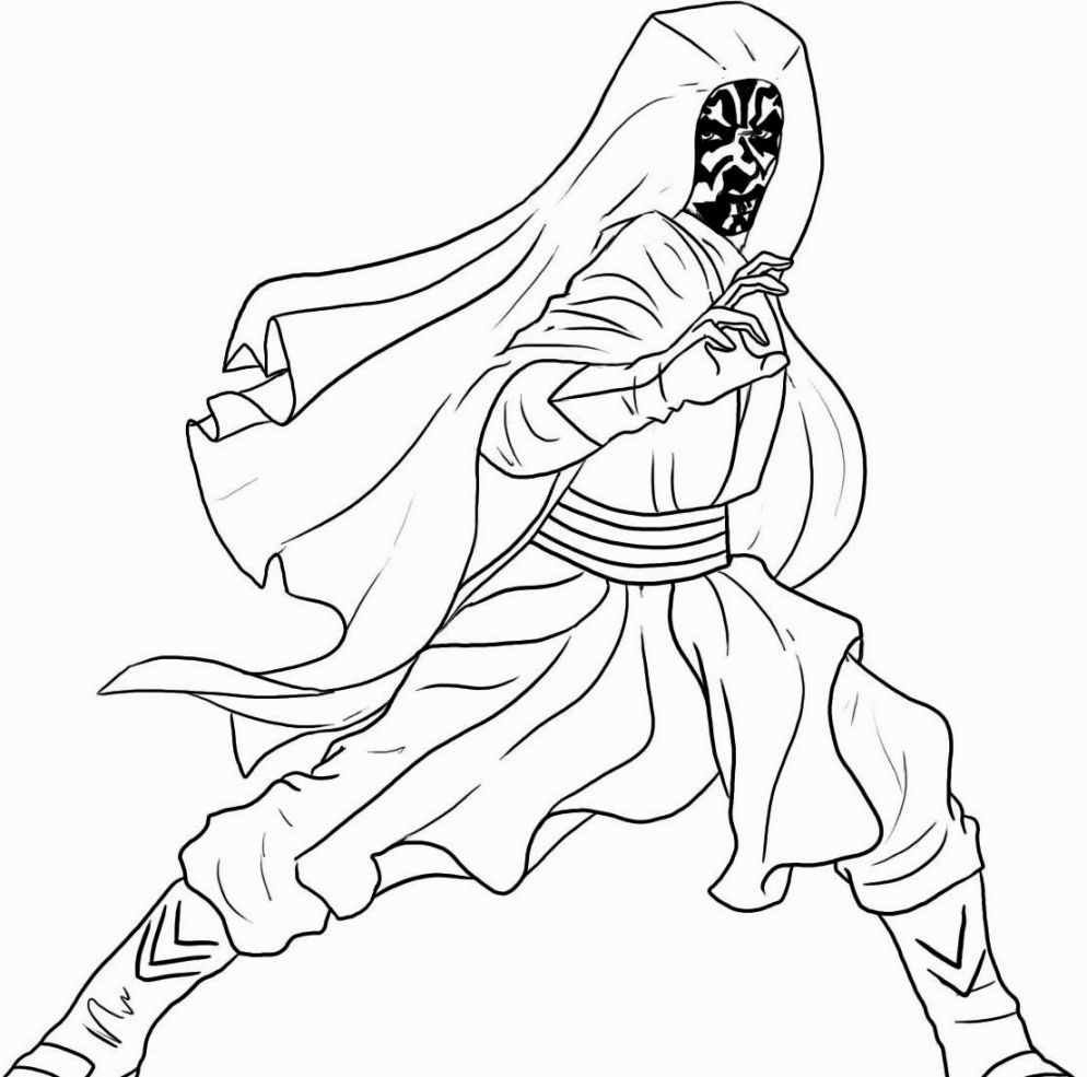 994x985 Informative Darth Maul Coloring Page Star Wars Savage Opress By