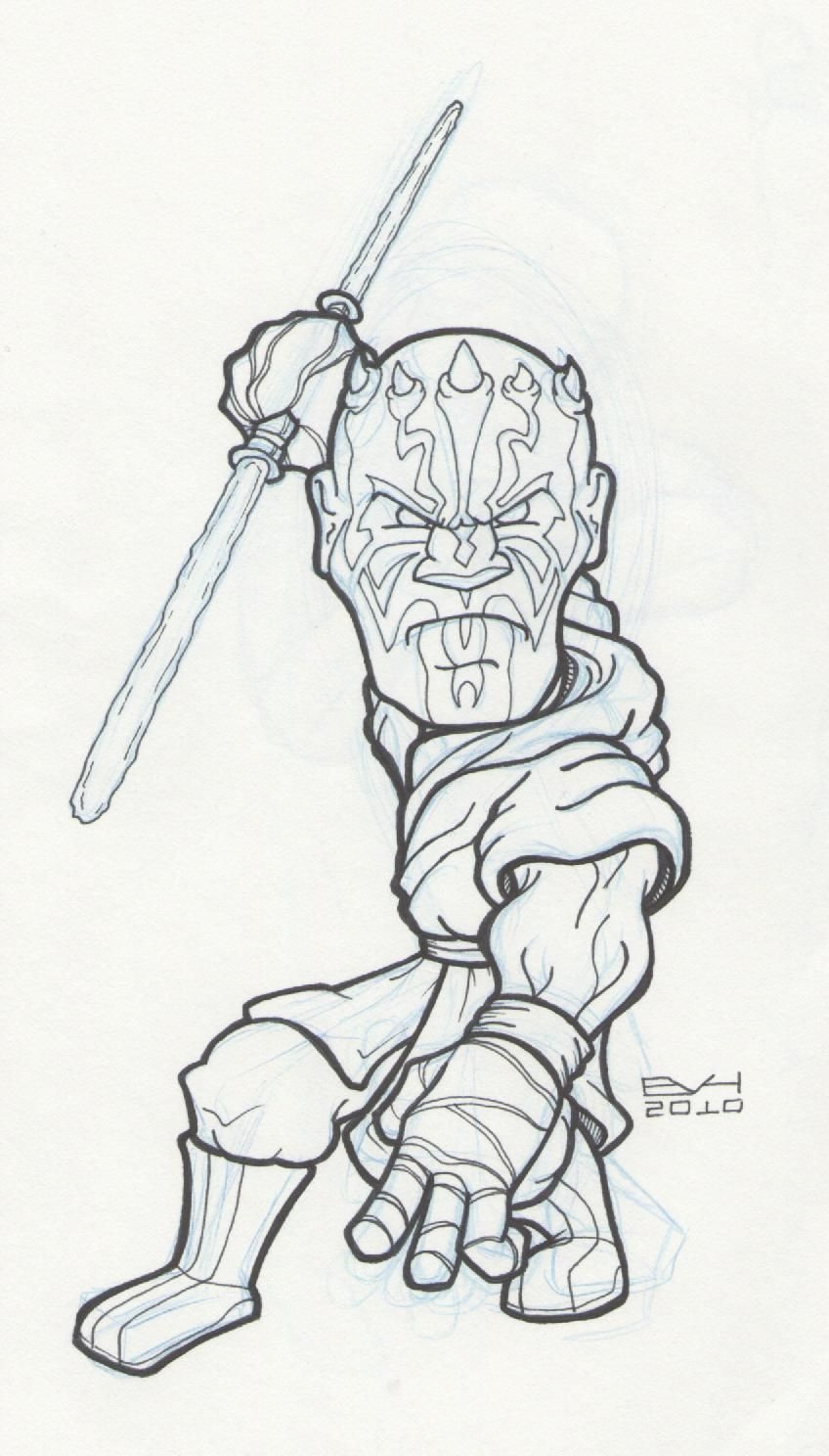 848x1488 Angry Birds Star Wars Darth Maul Coloring Pages Adorable Page Also