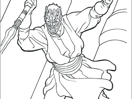 440x330 Darth Maul Coloring Pages Amazing Maul Coloring Pages Free