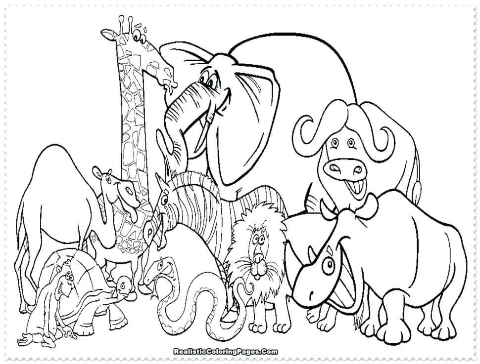970x737 Safari Coloring Page Savanna Coloring Pages Baby Safari Animals