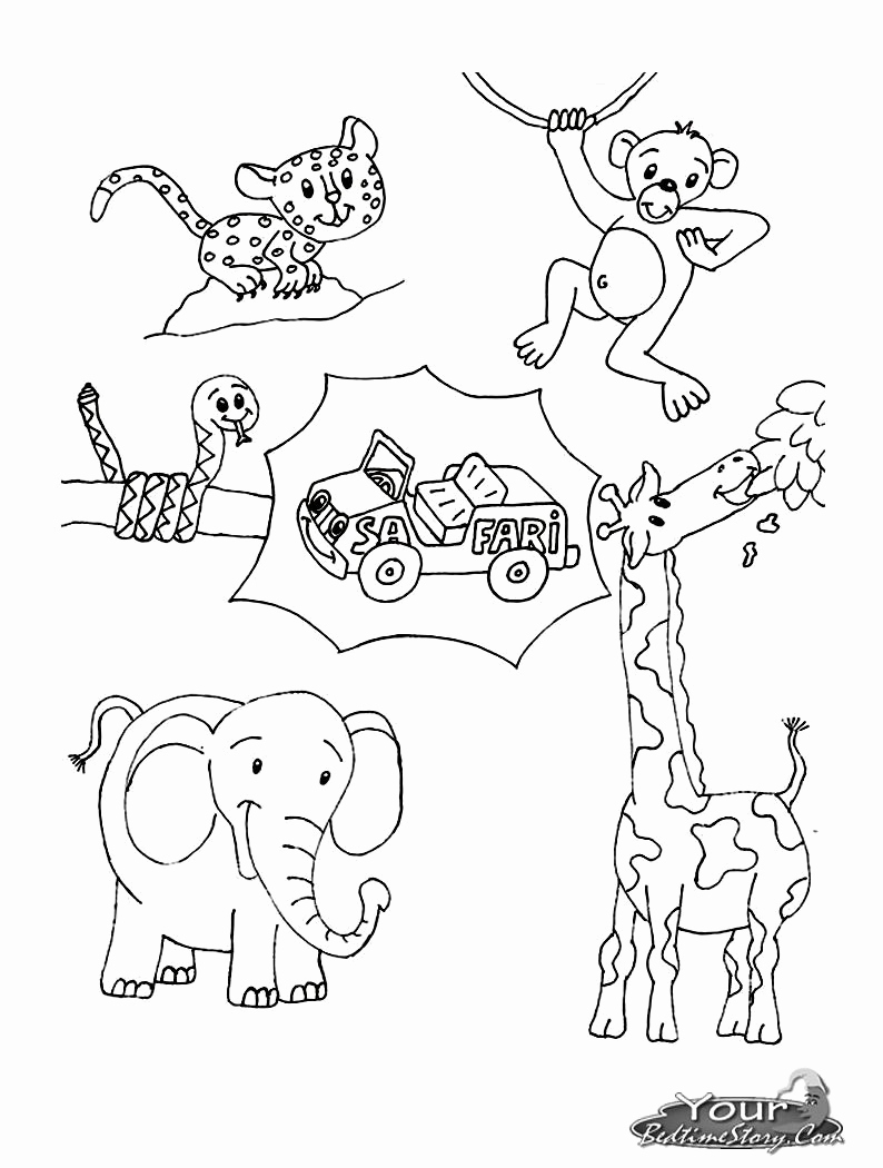 Savannah Coloring Page