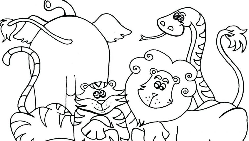 960x544 Coloring Pages African Savanna Trend Free Printable Animals Sheets