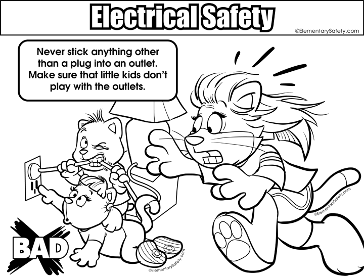 720x546 Electricity Coloring Pages