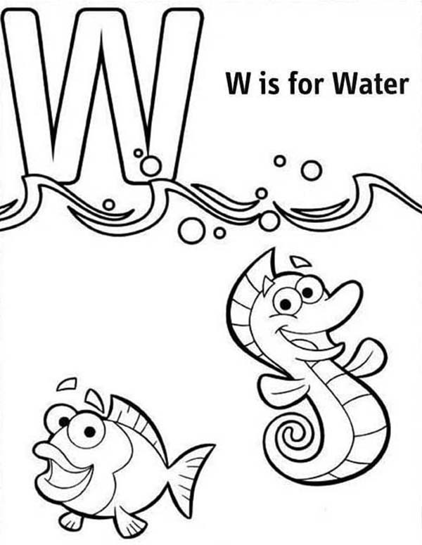 600x775 Save Water Coloring Pages