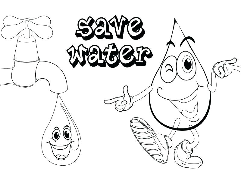 800x600 Water Conservation Coloring Pages