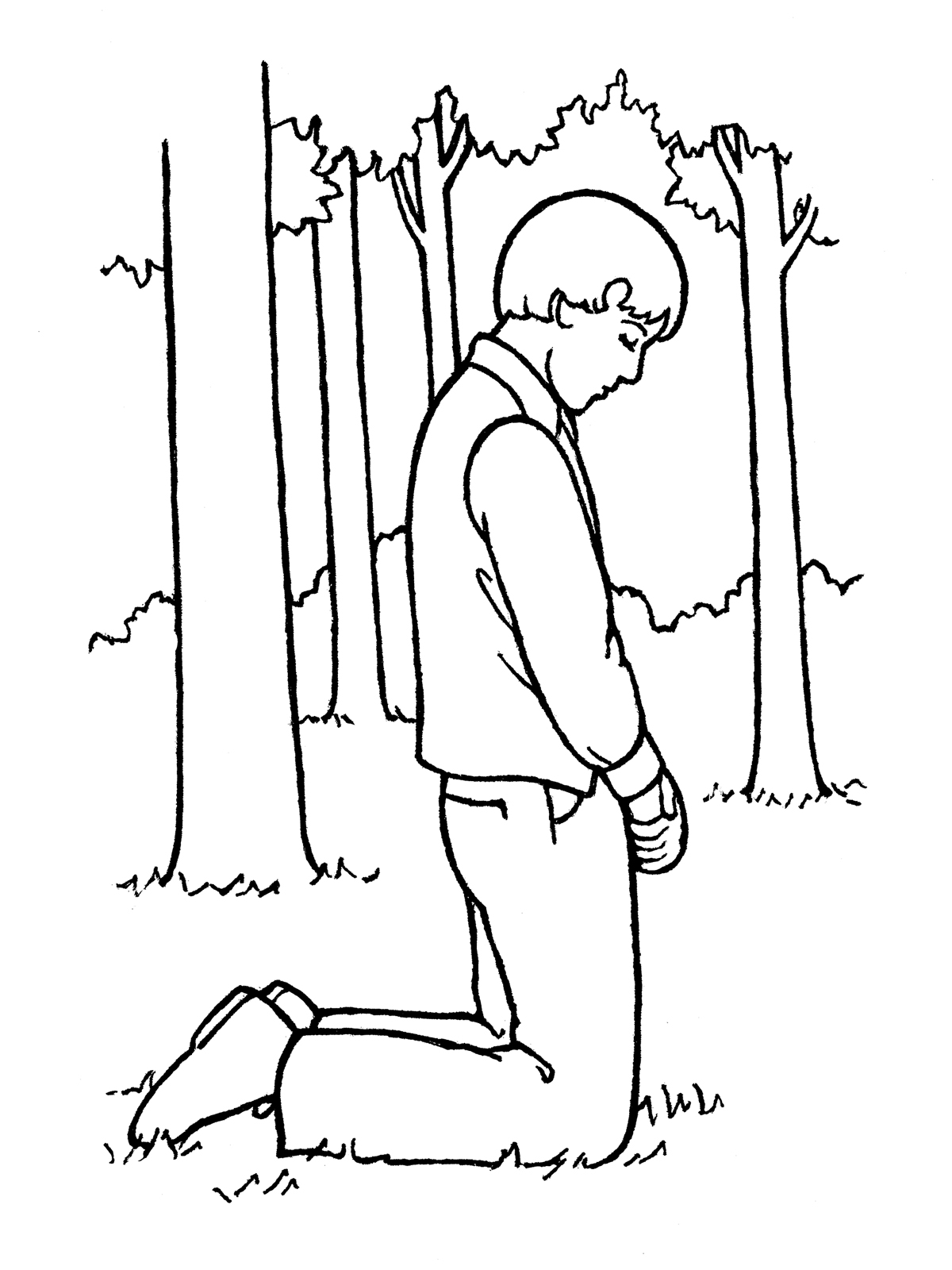 1200x1600 Suddenly Joseph Smith First Vision Coloring Page Nursery Manual 91