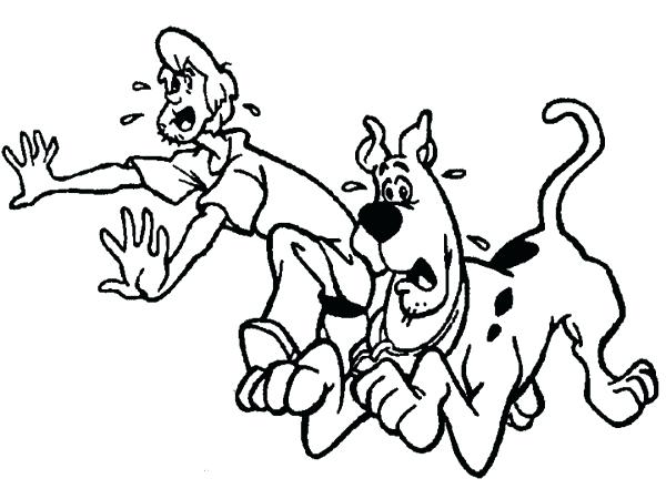 600x441 Scooby And Shaggy Saw Library Ghost Coloring Pages Wesmec.site