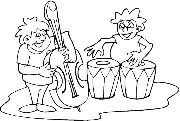 630x423 String Family Coloring Page String Family Coloring Page Fiddle