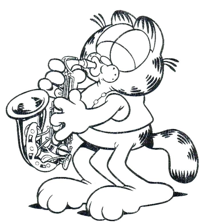 700x785 Trumpet Coloring Page Coloring Page Toy Trumpet Trumpet Player