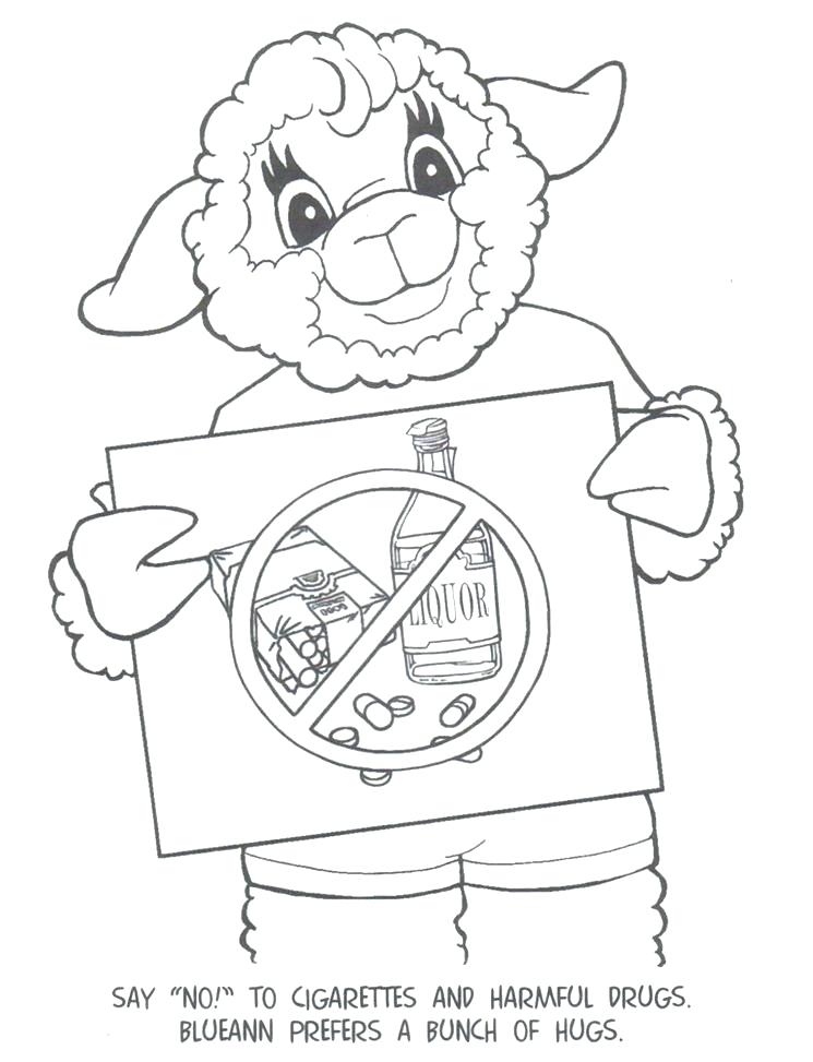 Say No To Drugs Coloring Pages