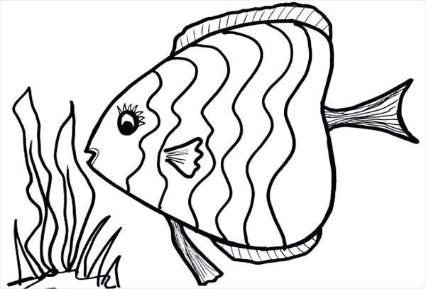 600x407 Balance Scale Coloring Page