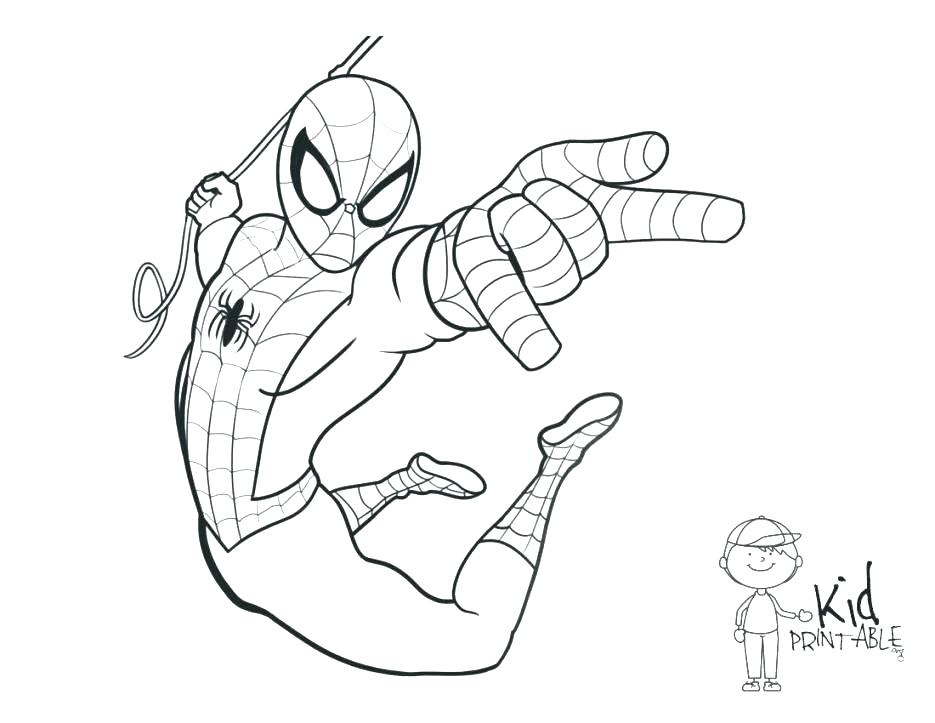 935x723 Spiderman Coloring Pages Scales Walls The Giant Foot Coloring Page