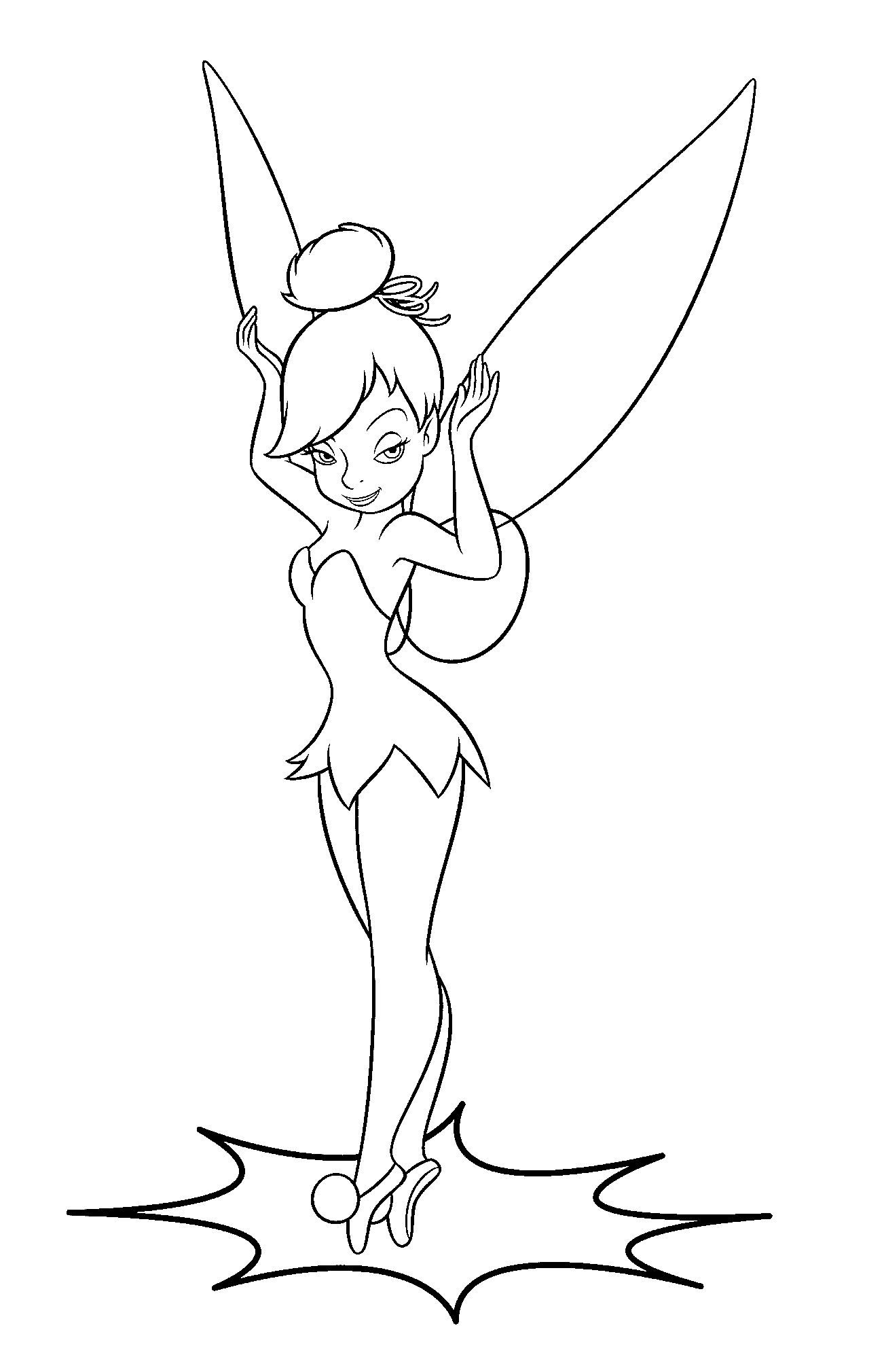 1302x2020 Tinkerbell Coloring Pages Tinkerbell Coloring Pages