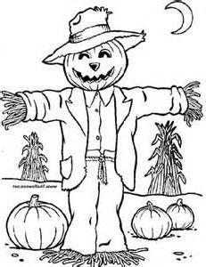 231x300 Cute Scarecrow Coloring Pages