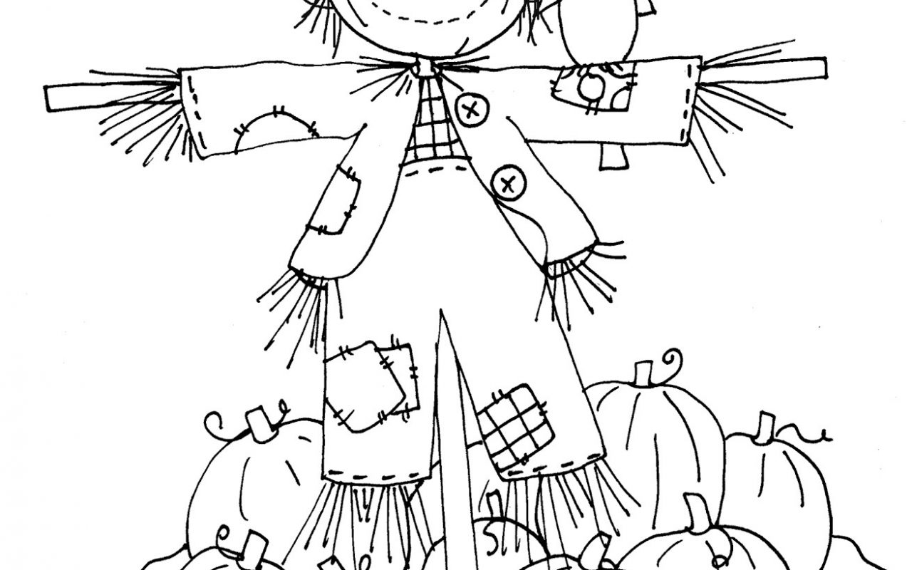 1280x800 Scarecrow Coloring Page Free Printable Sure Fire Pages Easy