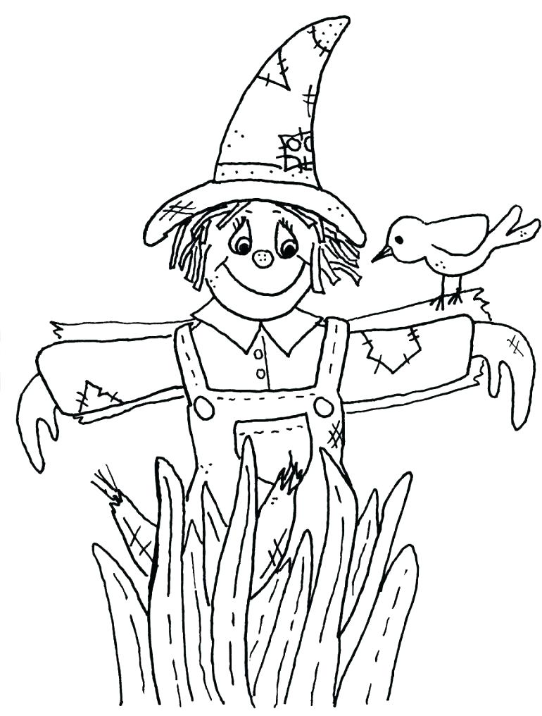 770x1016 Scarecrow Coloring Pages Crows On A Scarecrow Coloring Page Lego