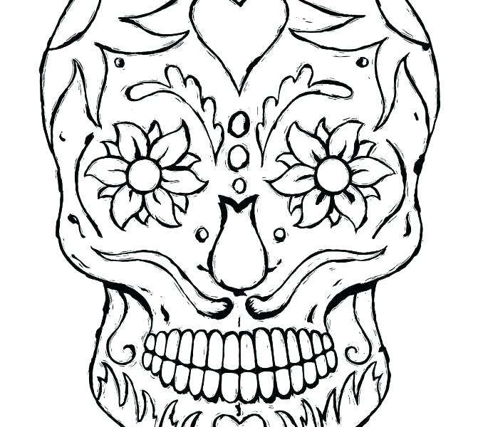 678x600 Scary Coloring Pages Printable Drawings For Coloring Medium Size