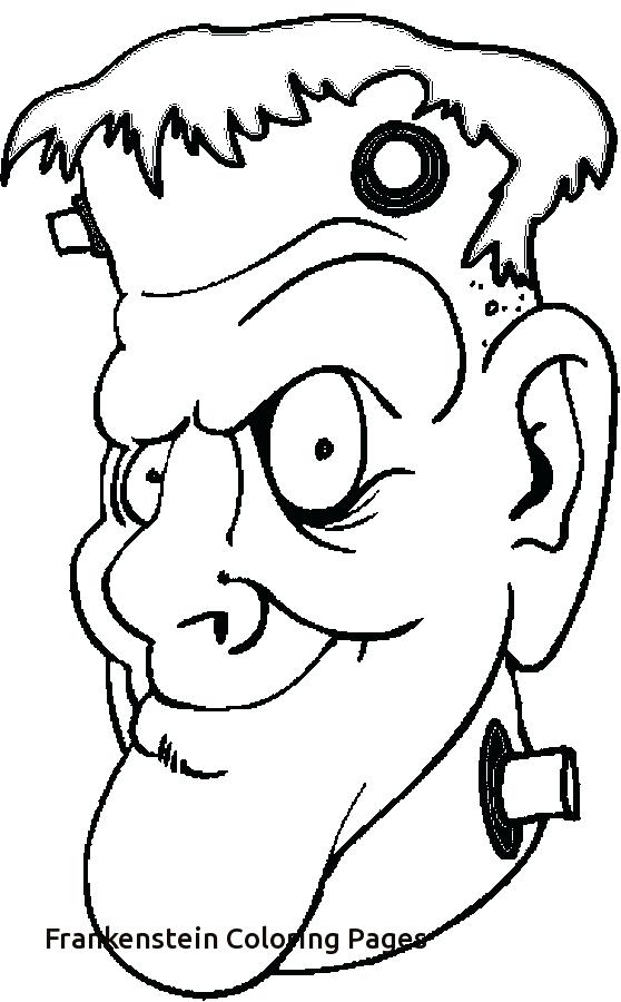 558x900 Frankenstein Coloring Page Face Coloring Page Cartoon Frankenstein