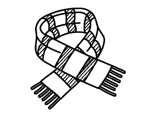 600x470 Latest Scarf Coloring Page Diy Coloring Page